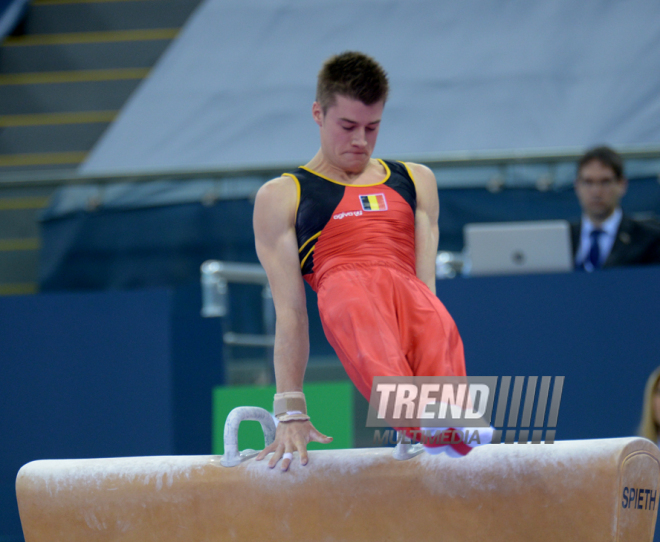 Bakıda idman gimnastikası üzrə Dünya Kubokunda ilk qaliblərin mükafatlandırma mərasimi keçirilib. Azərbaycan, 21 fevral, 2016